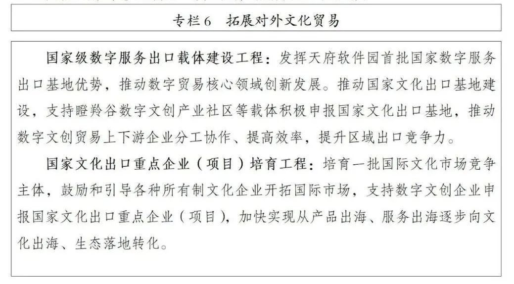 数字文创，成都的“十四五”新赛道——解析《成都市数字文化创意产业发展“十四五”规划》中的内容应用服务